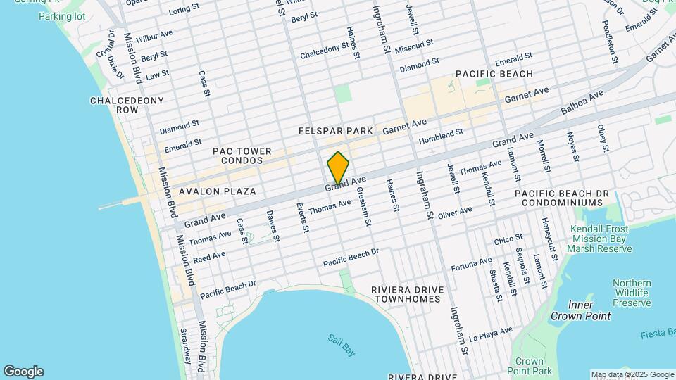 1327 Grand Ave Mapa y Detalles de la Ubicación