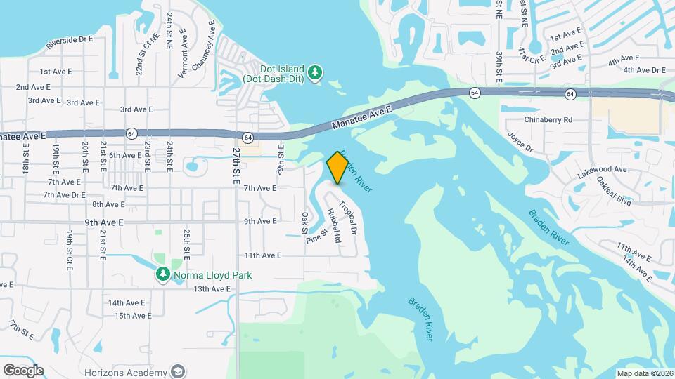 711 Tropical Dr Map and Location Details