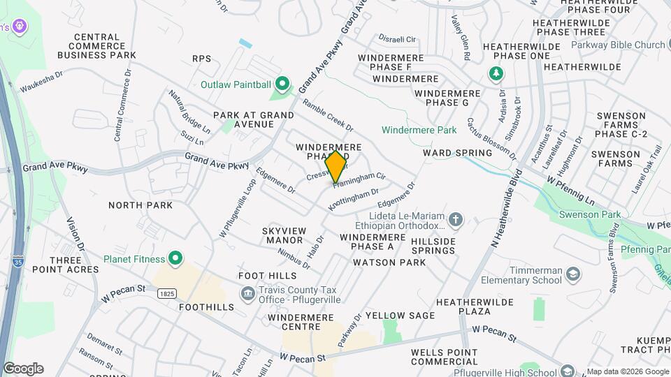 16401 Framingham Cir Map and Location Details