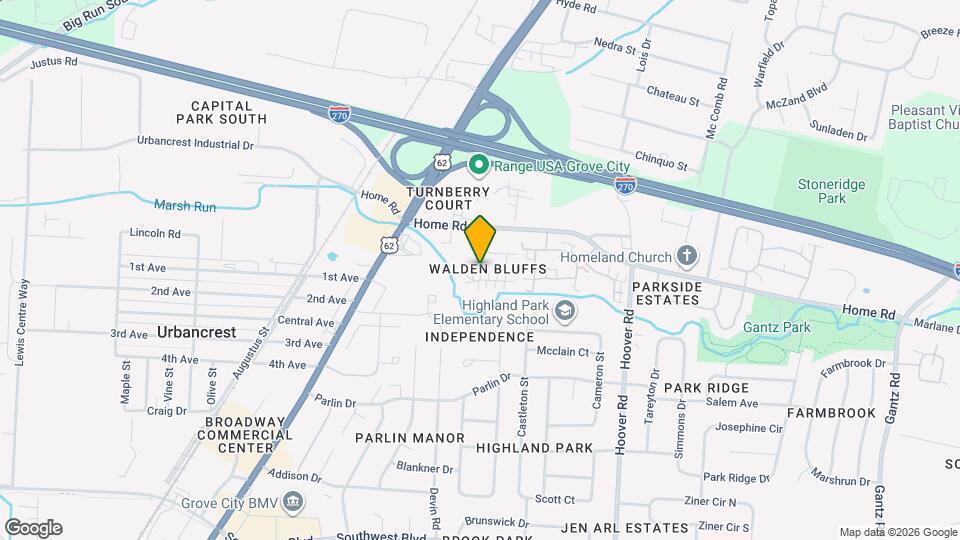 2738 Walden Bluff Ct Map and Location Details