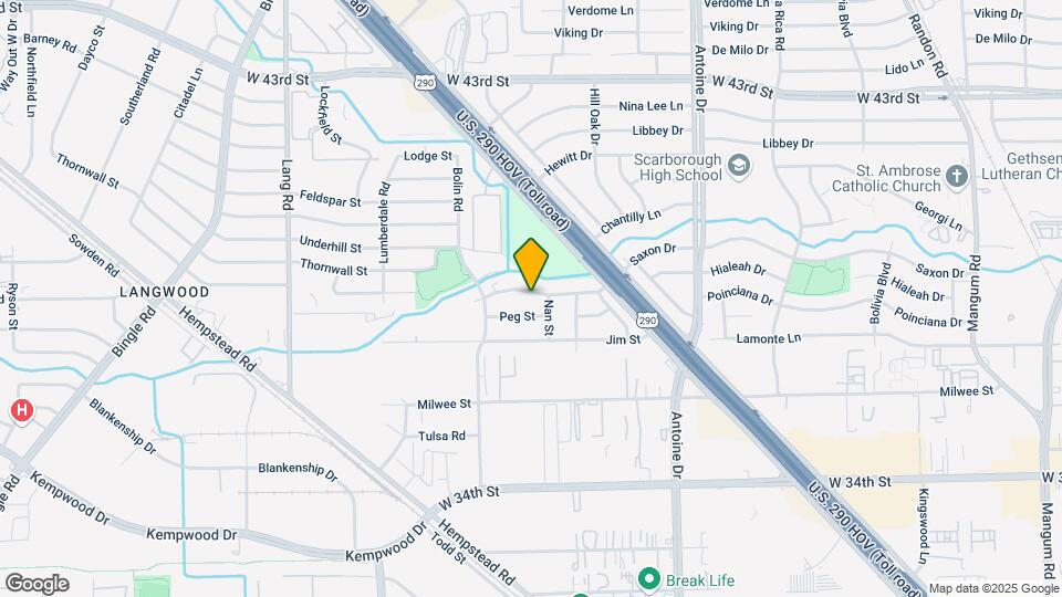 6109 Saxon Dr Map and Location Details