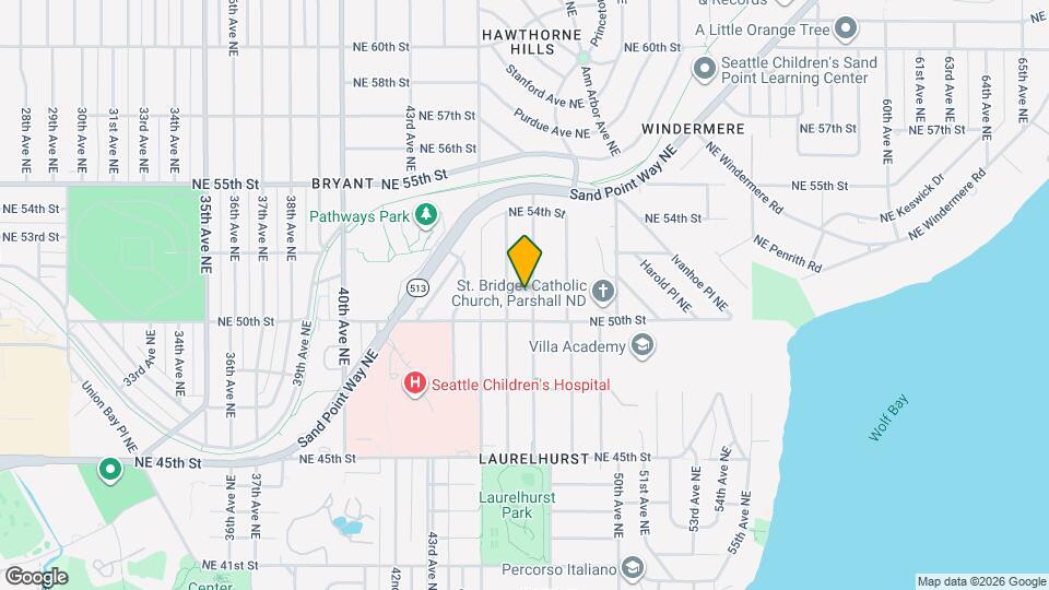 5025 47th Ave NE Map and Location Details