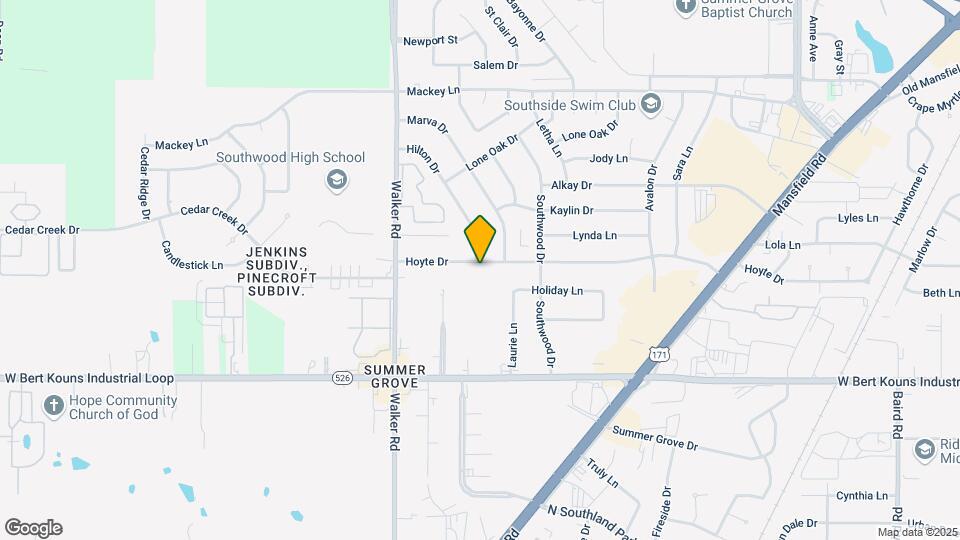 2941 Hoyte Dr Map and Location Details