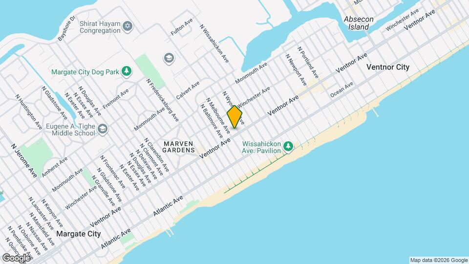 7103 Ventnor Ave Map and Location Details