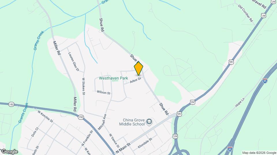 1111 Arbor Dr Map and Location Details