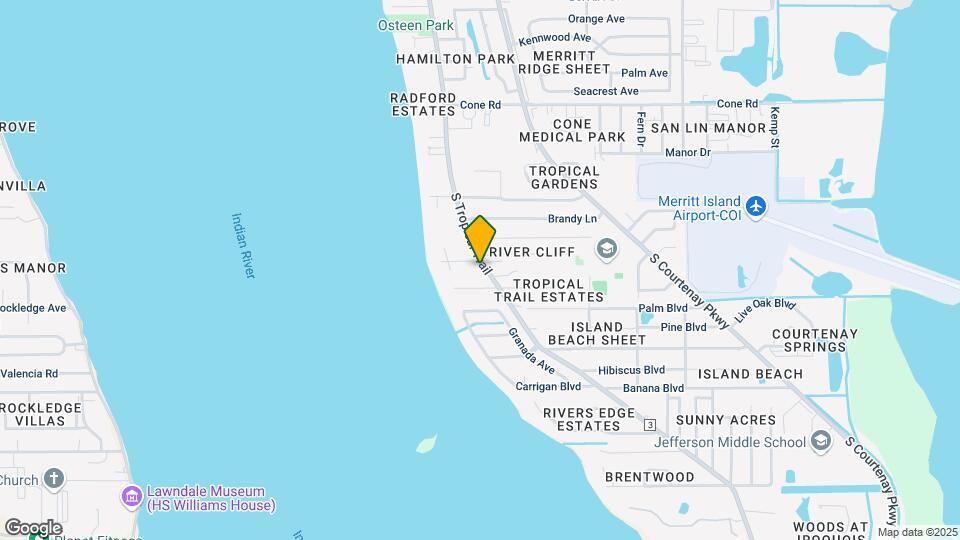 933 S Tropical Trail Map and Location Details