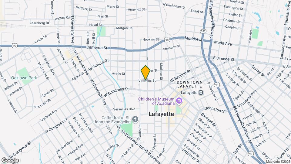 Cottages Downtown Mapa y Detalles de la Ubicación