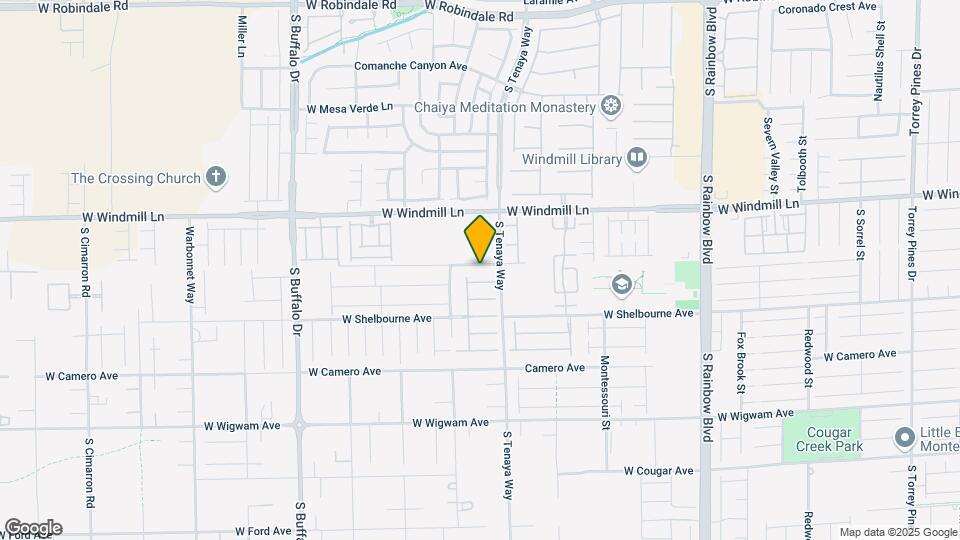 7393 W Mistral Ave Map and Location Details
