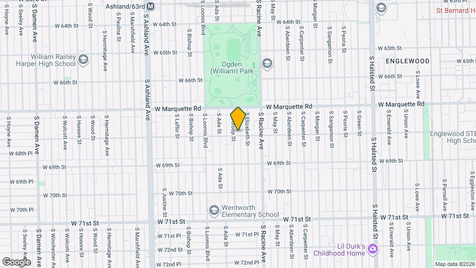 6755 S Throop St Mapa y Detalles de la Ubicación