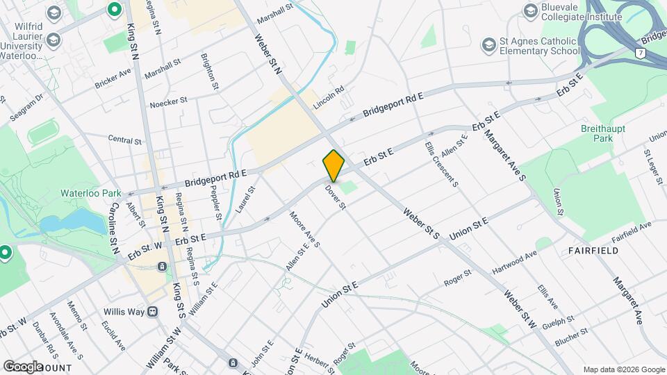 56 Dover St Map and Location Details