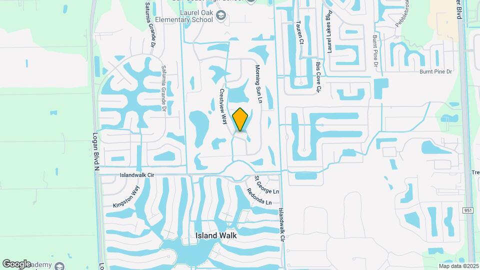 1896 Crestview Way Map and Location Details