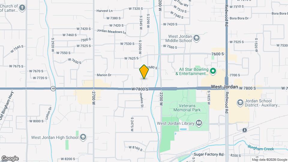 7755 S 2320 W Map and Location Details