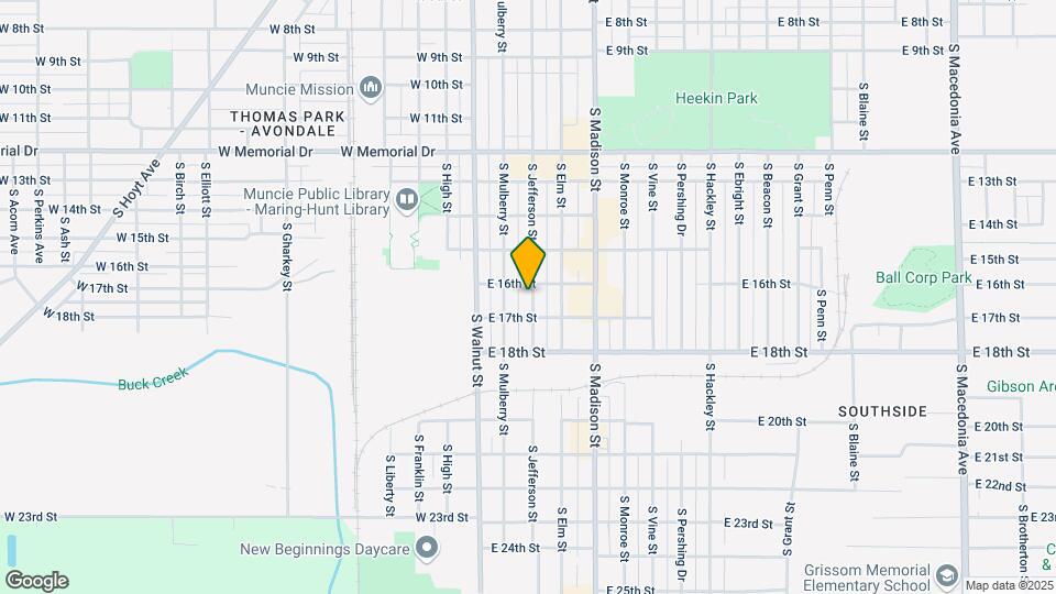 2307 S Jefferson St Map and Location Details