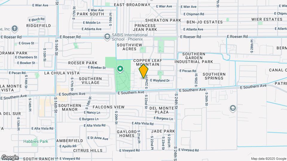 5719 S 21st Terrace Map and Location Details