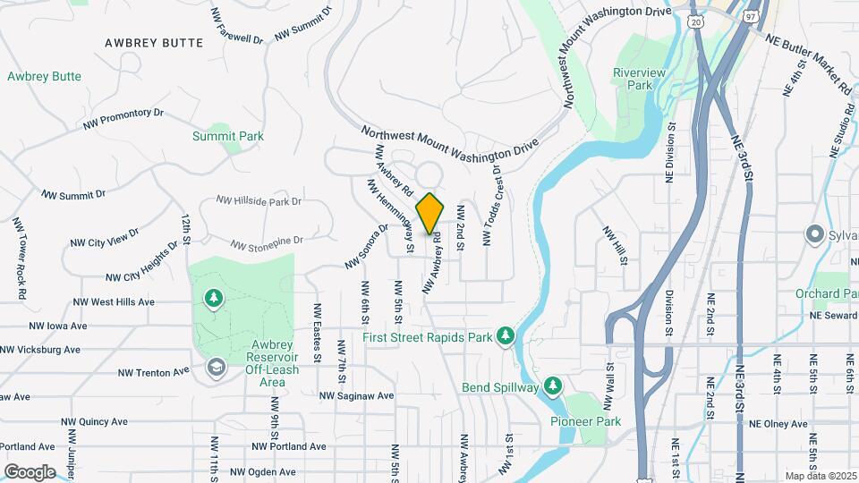 2423 NW Awbrey Rd Map and Location Details