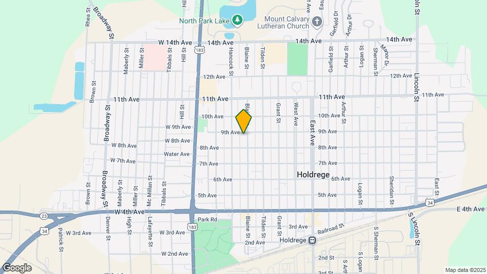 819 Blaine St Map and Location Details