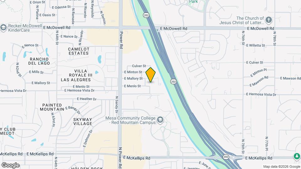 7016 E Menlo St Map and Location Details