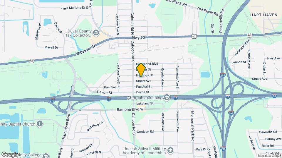 8037 Stuart Ave Map and Location Details