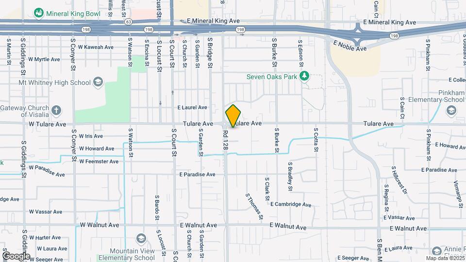 1226 S Santa Fe St Map and Location Details