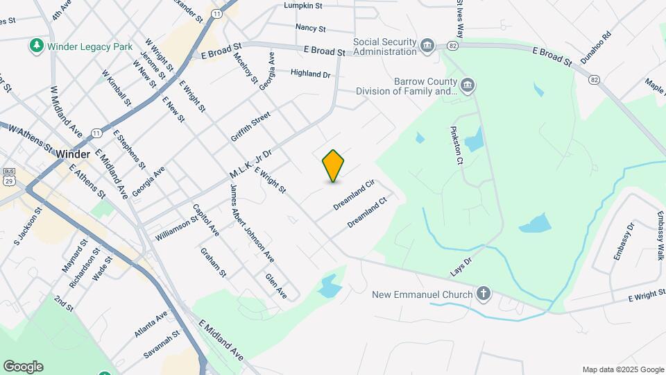 205 Glenview Terrace Map and Location Details