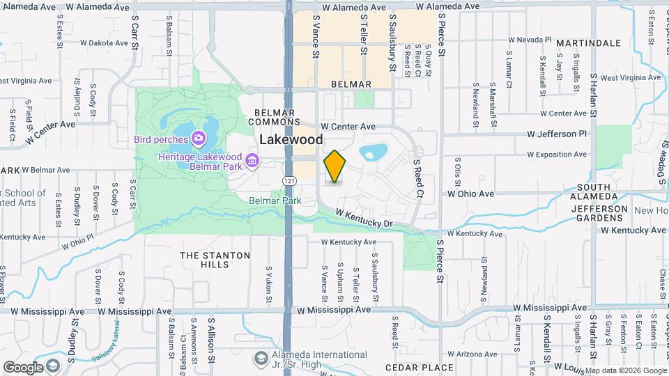 844 S Vance St Map and Location Details