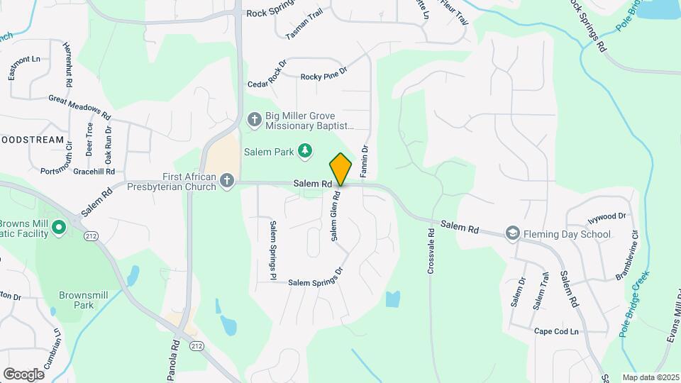 3556 Salem Glen Rd Map and Location Details
