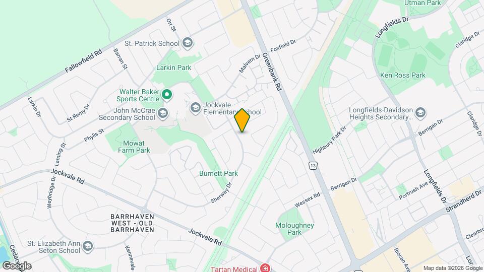 84 Sherway Dr Map and Location Details