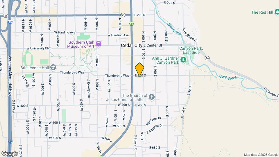 216 S 100 E Map and Location Details