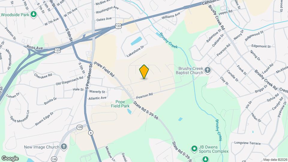 208 Walnut Hill Dr Map and Location Details