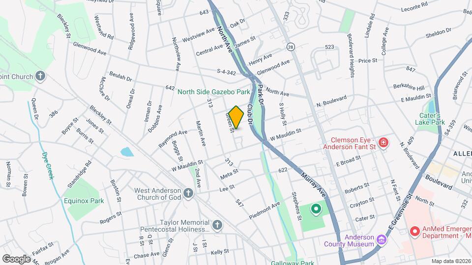 1808 Green St Map and Location Details