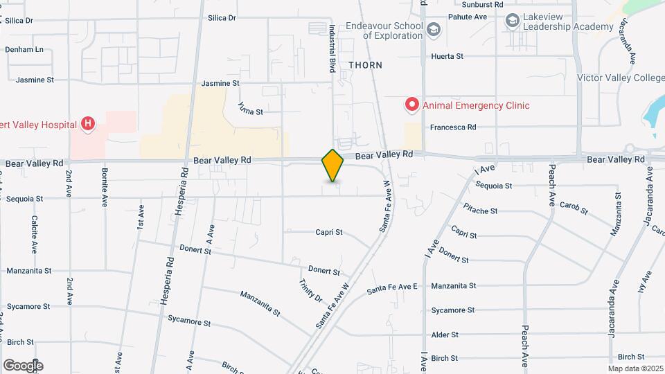 17450 Sequoia Ave Mapa y Detalles de la Ubicación
