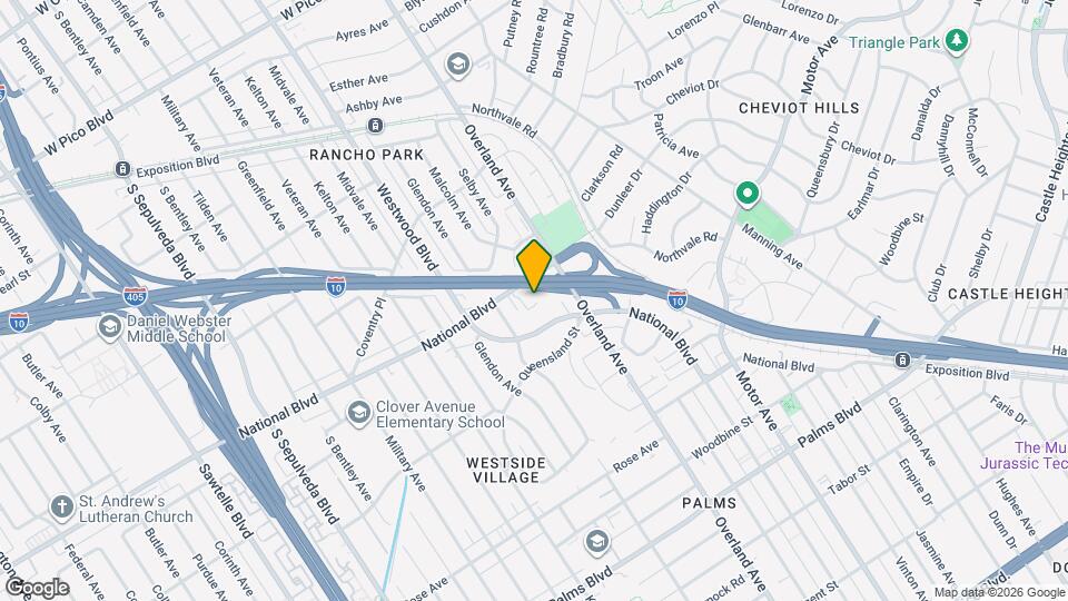 10740 National Blvd Map and Location Details