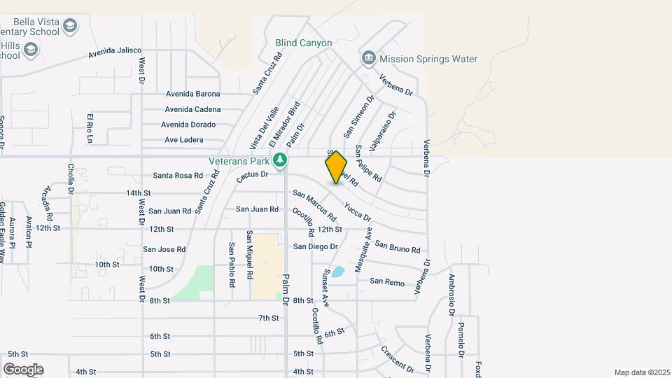 66640 Yucca Dr Map and Location Details