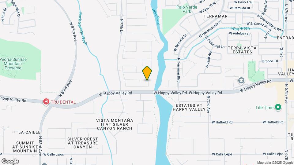 25110 N 75th Ln Map and Location Details
