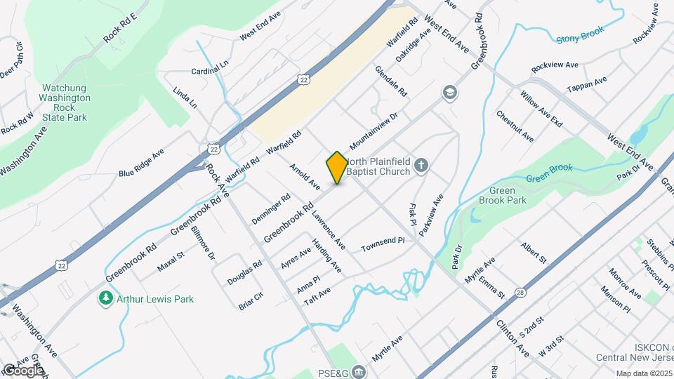 621 Greenbrook Rd Map and Location Details