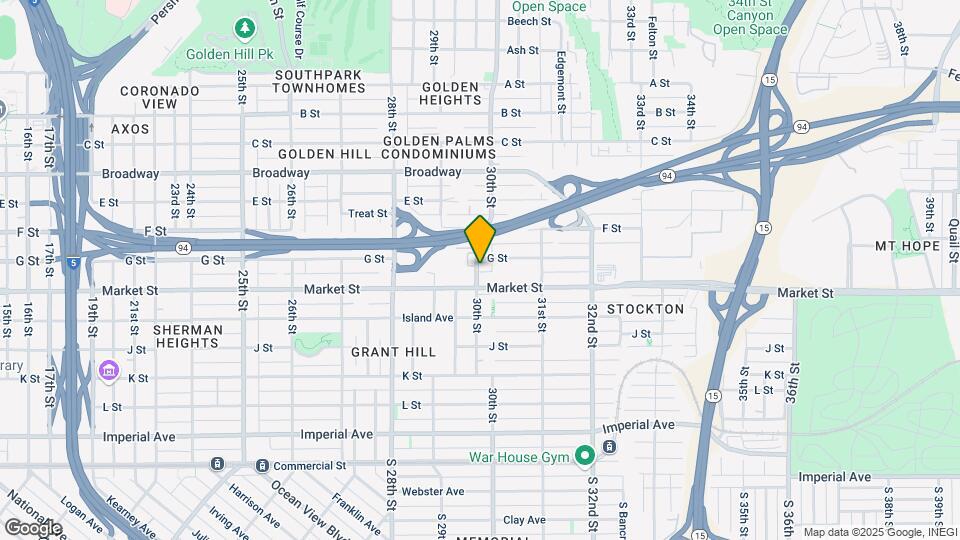 1/2 30th St Map and Location Details