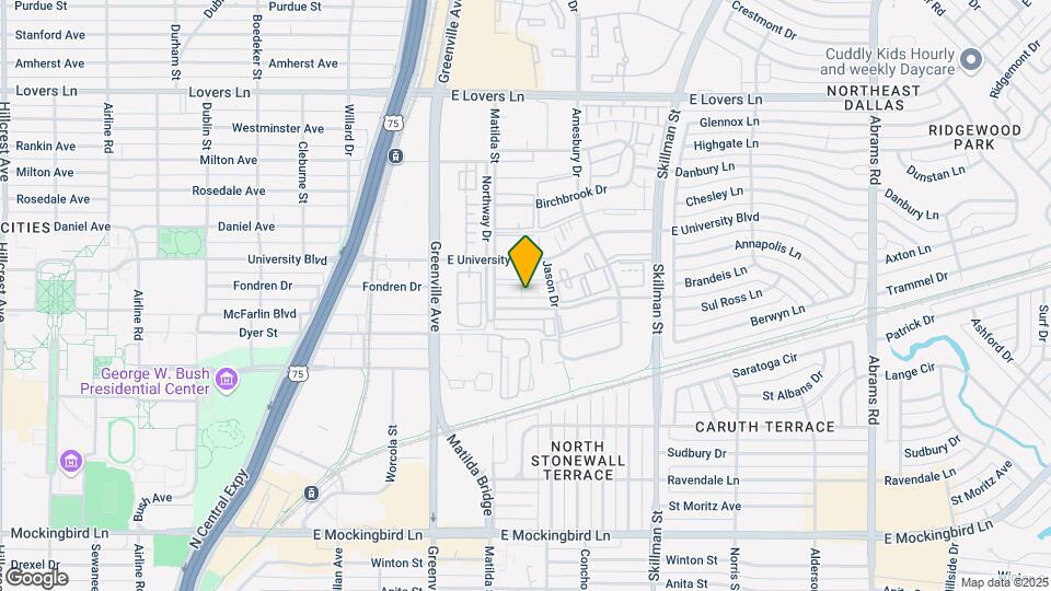 5829 Sandhurst Ln, Unit #D Map and Location Details