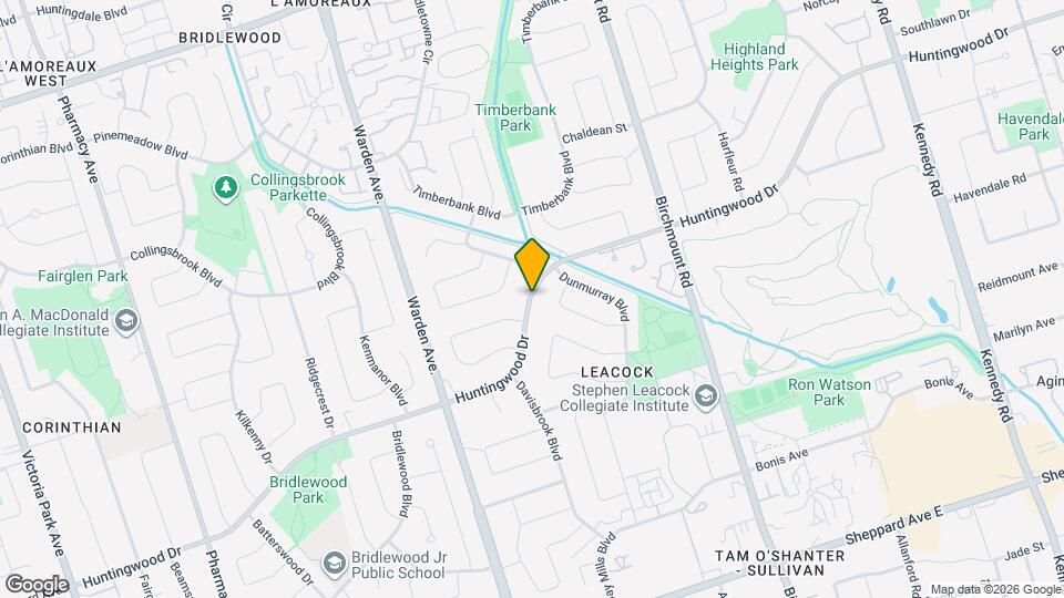 623 Huntingwood Dr Map and Location Details