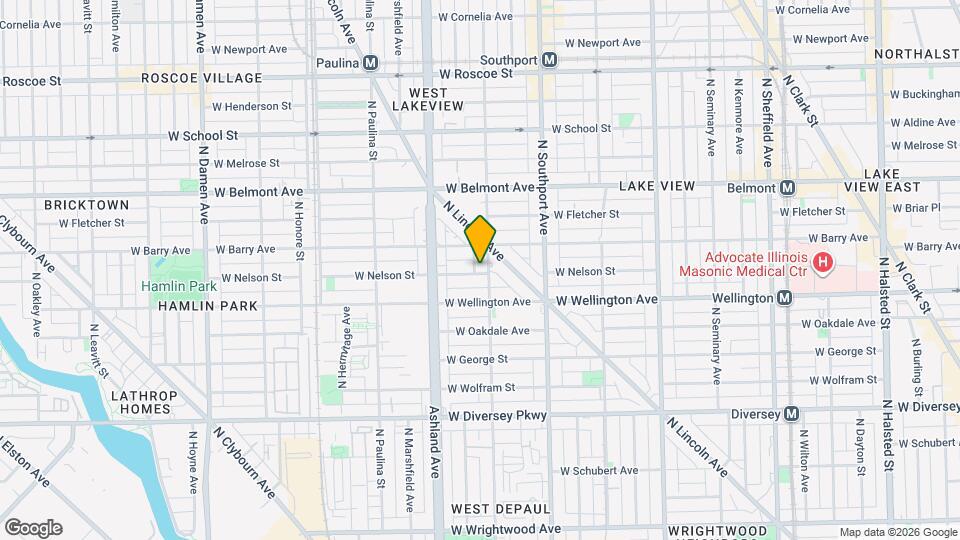 3034 N Greenview Ave Map and Location Details