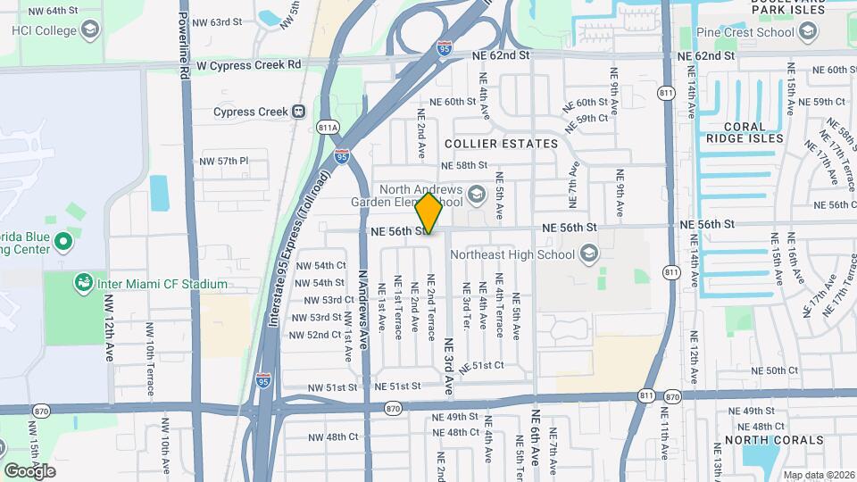 241 NE 55th St Map and Location Details