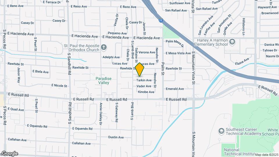 4242 Tarkin Ave Map and Location Details