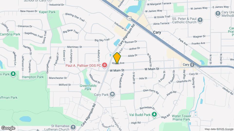 671 Krenz Ave Mapa y Detalles de la Ubicación