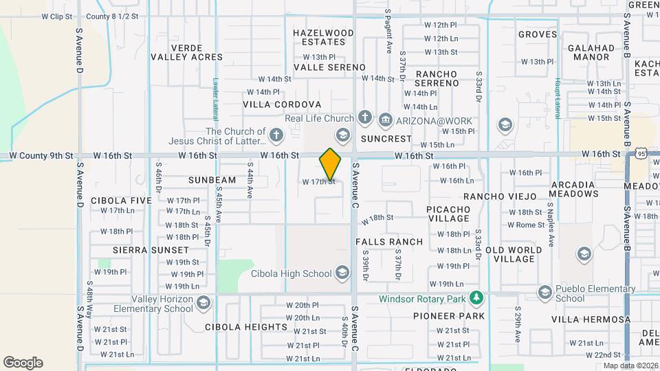 4093 W 17th St Map and Location Details