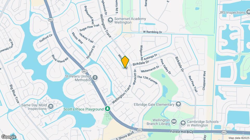 1401 White Pine Dr Map and Location Details