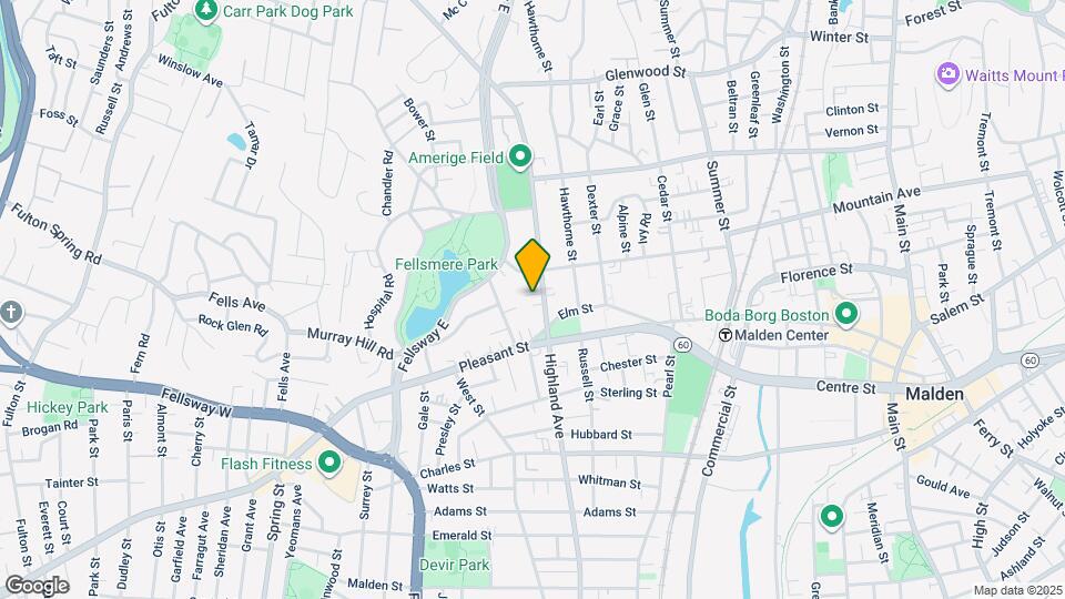 460A Highland Ave Map and Location Details