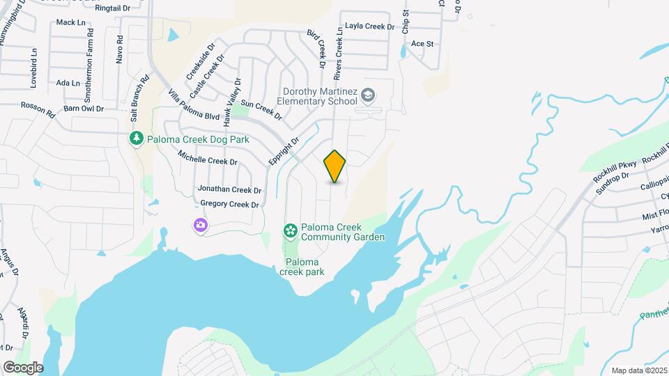 1721 Megan Creek Dr Map and Location Details