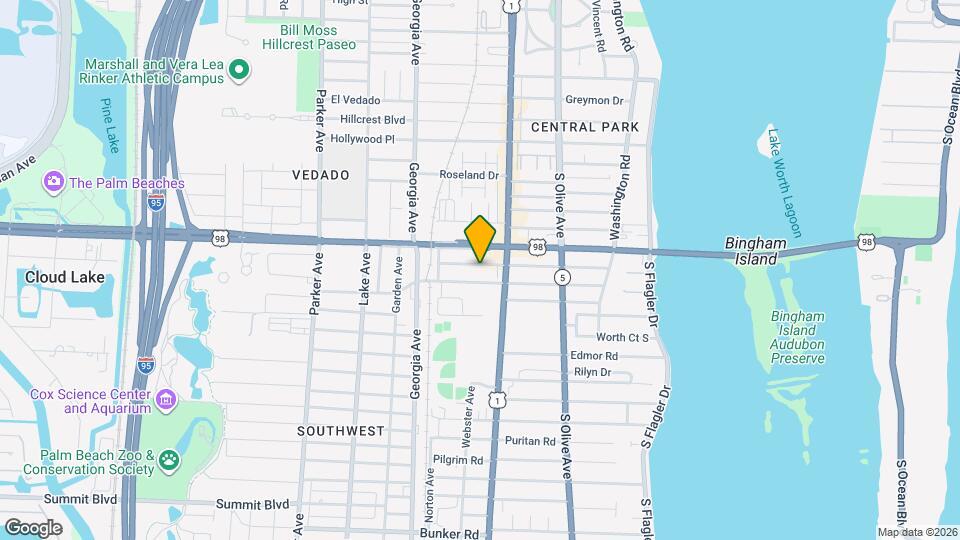 424 Malverne Rd Mapa y Detalles de la Ubicación