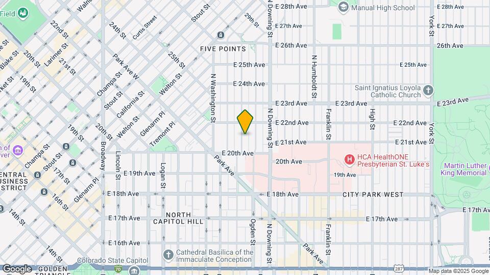 2054 Emerson St Map and Location Details