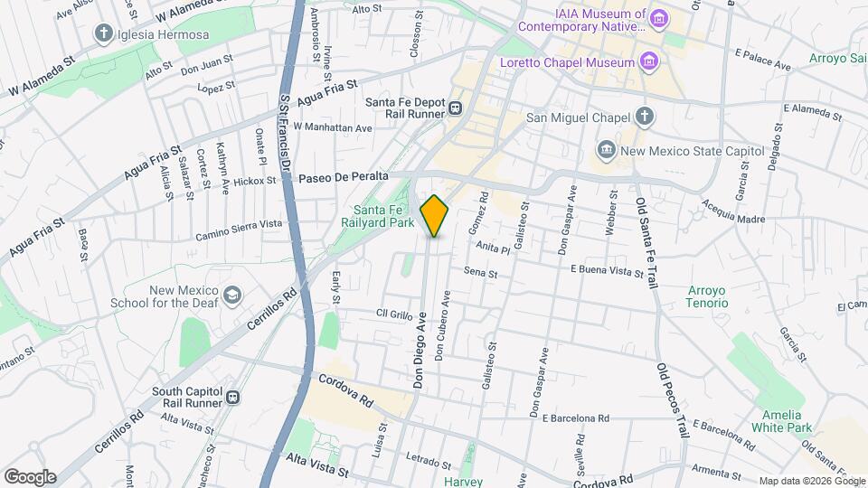 737 Don Diego Ave, Unit E Map and Location Details