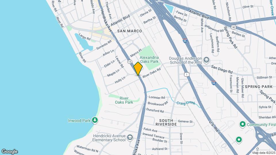 1427 River Oaks Rd Map and Location Details